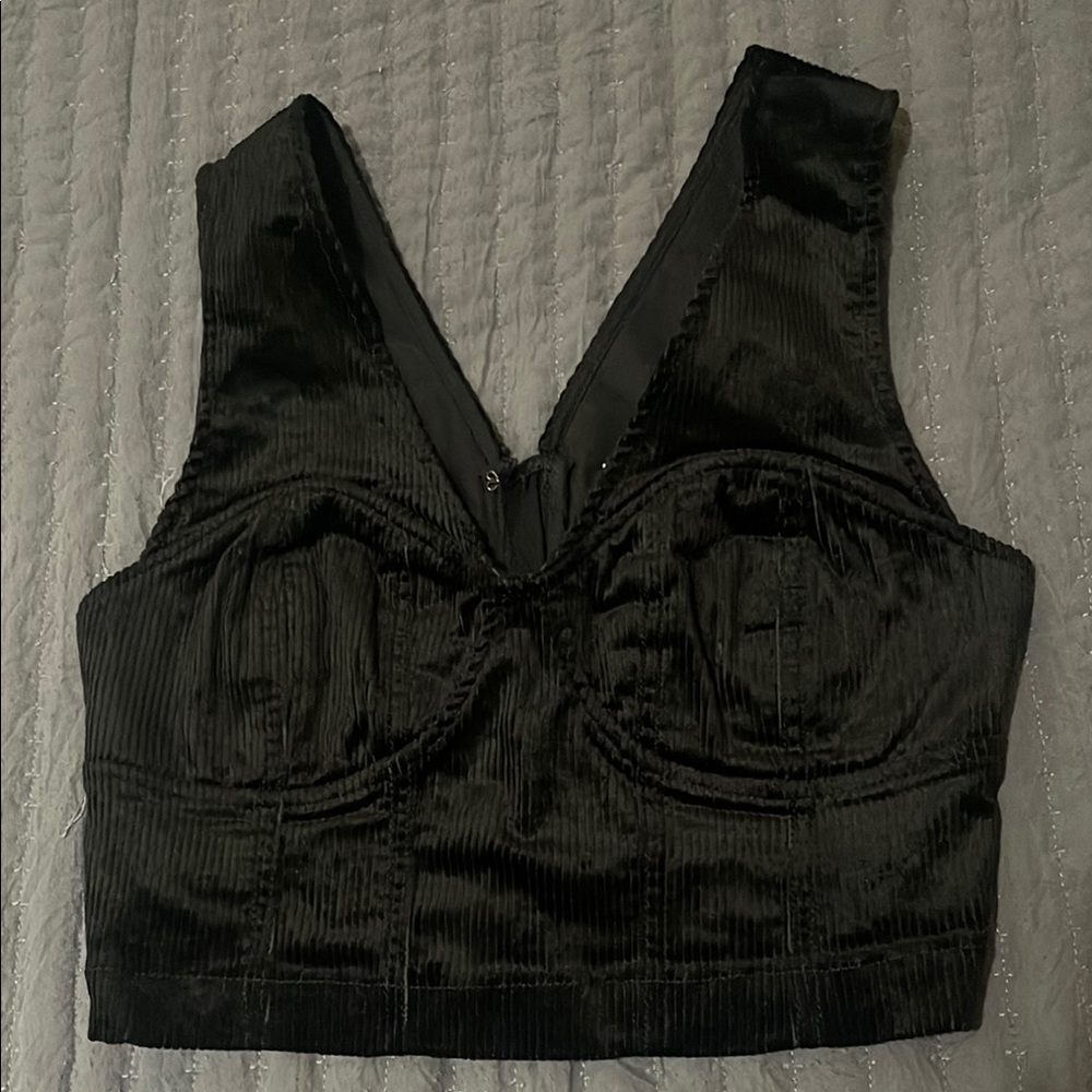 Maeve Black Satin Top
